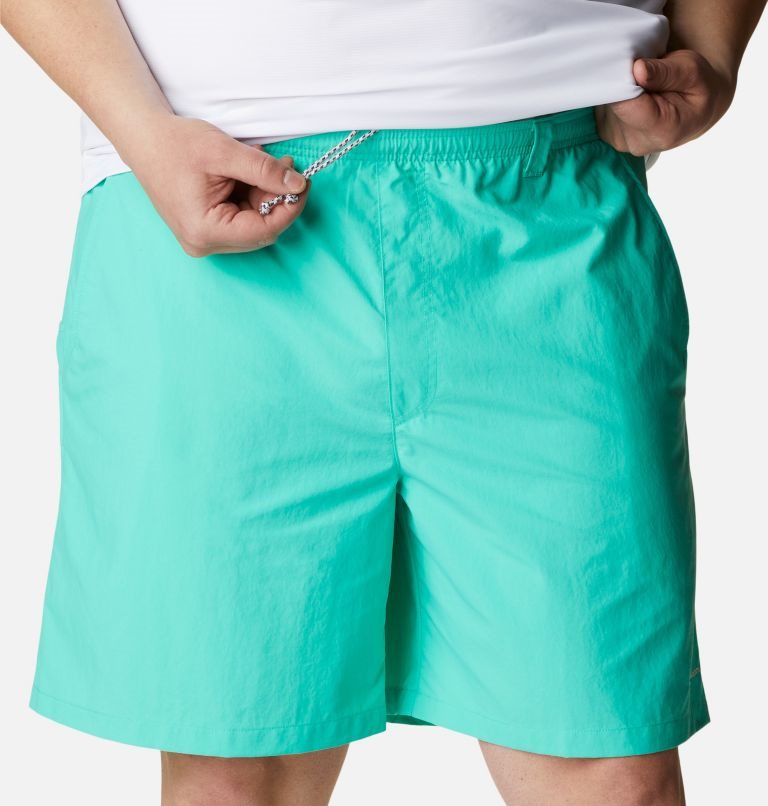 Men's Columbia PFG Backcast III Water Shorts Turquoise | Plus Size CA-DA651